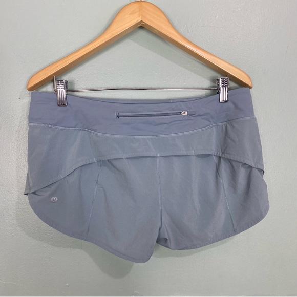 lululemon athletica Pants - Lululemon Speed Up Short Blue 2.5” Blue Sz 10‎